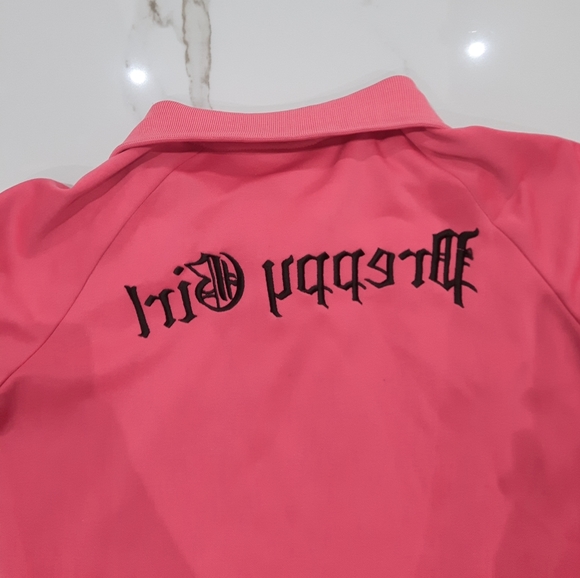 Varsity Style "Preppy Girl" logo zip sweater•S/M - Picture 9 of 9